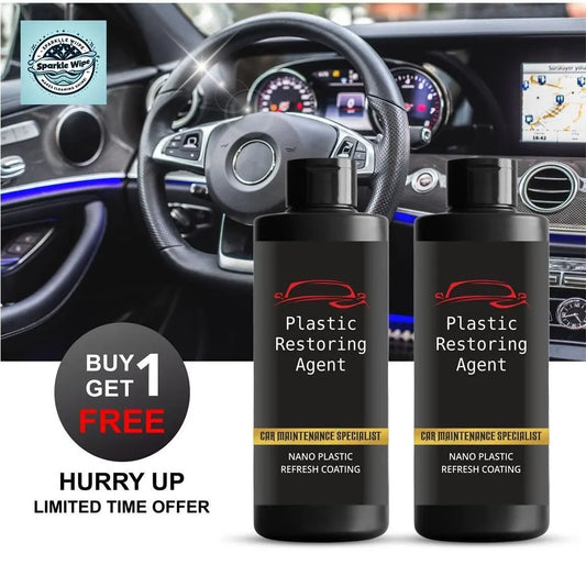 Revitalize Your Car’s Shine with Nano Plastic Revitalizing Coating Agent – 100ml (Pack of 2) - TrendyHub