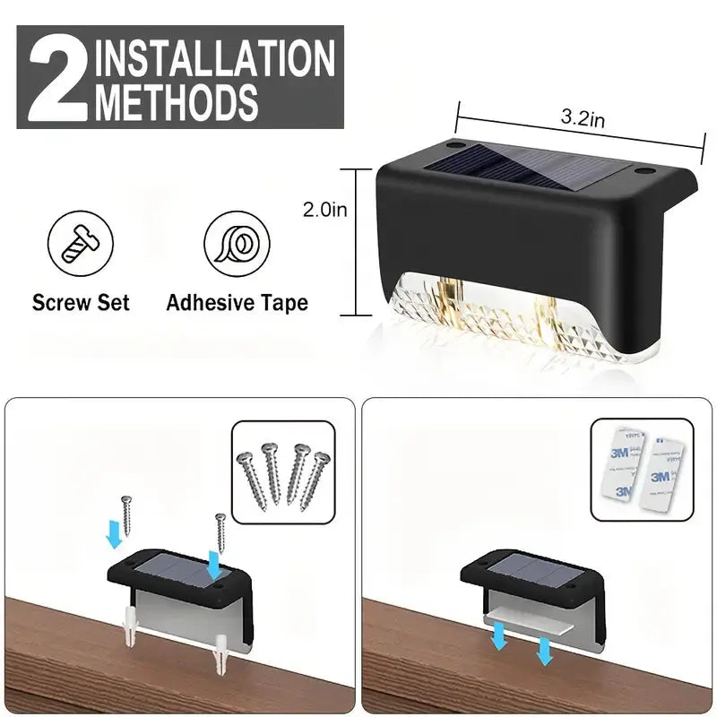 Solar Deck Lights Outdoor TrendyHub