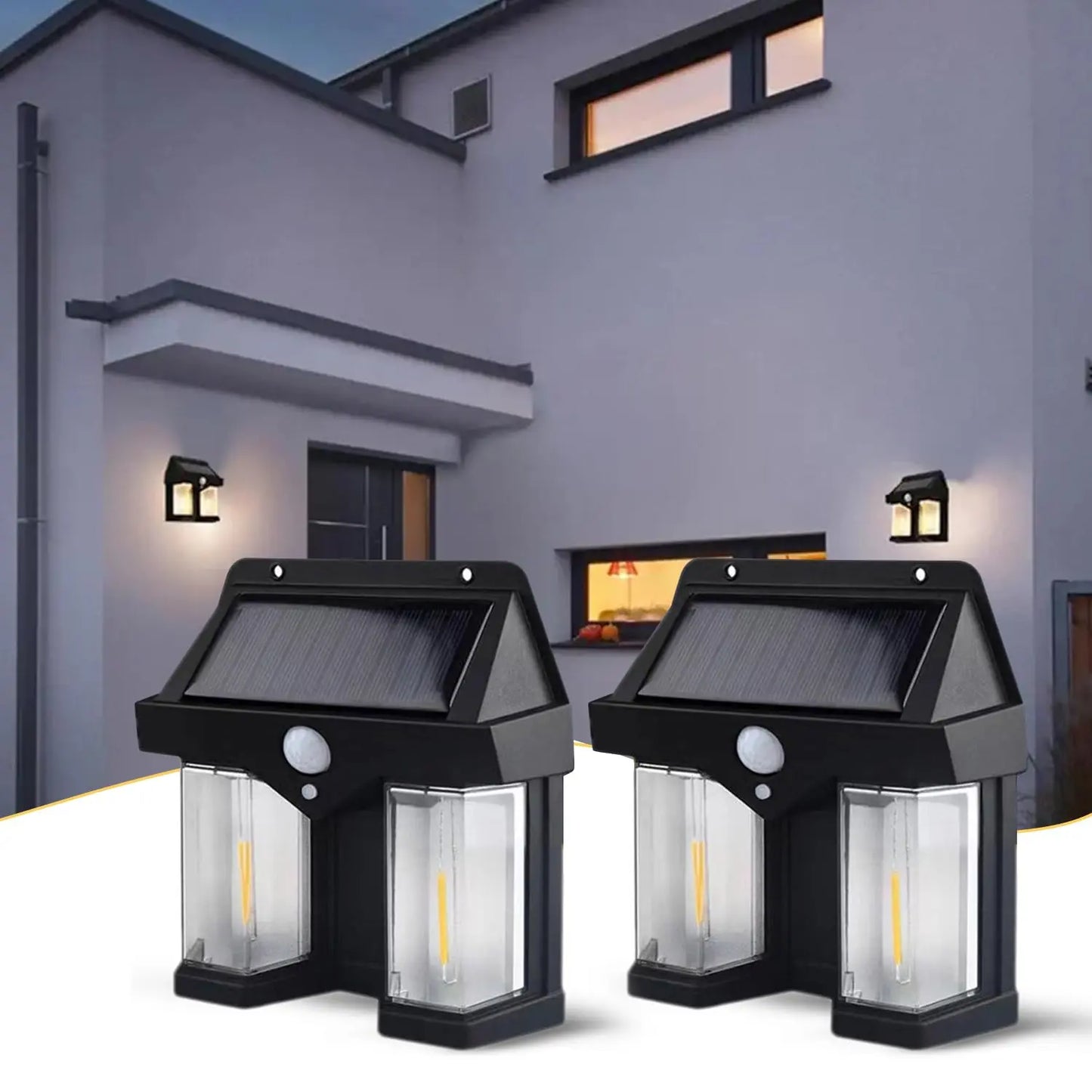 DUAL OUTDOOR SOLAR   LIGHTS TrendyHub