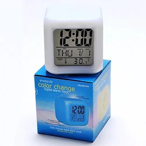 7 Colour Changing  smart Alarm Clock TrendyHub