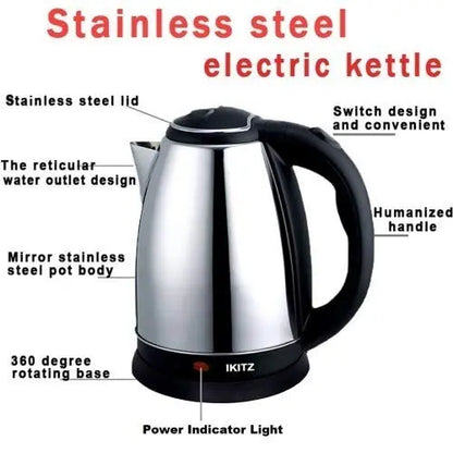 Electric Kettle with 2 Litre Capacity - TrendyHub