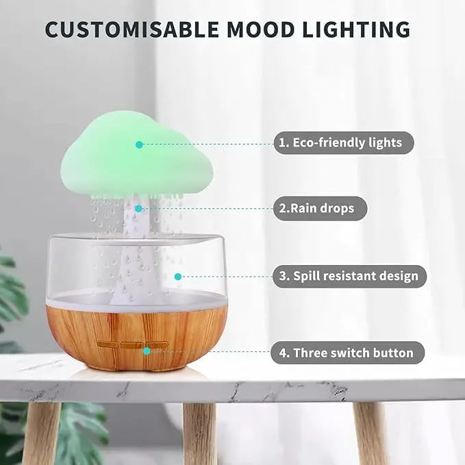 Multifunctional Cloud Rain Humidifier TrendyHub