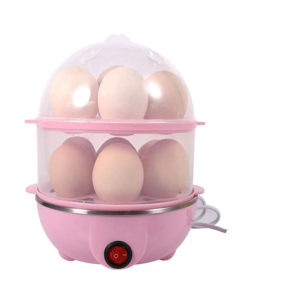 Multi-Function Electric 2 Layer Egg Boiler Cooker Steamer - TrendyHub