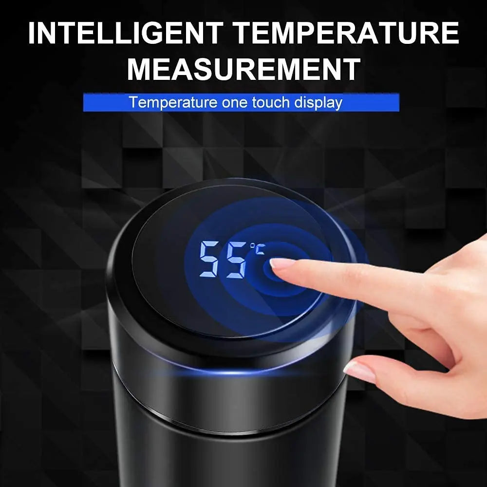 LED Temperature Display Vacuum Flask TrendyHub