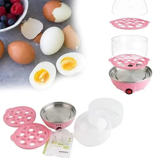 Multi-Function Electric 2 Layer Egg Boiler Cooker Steamer - TrendyHub