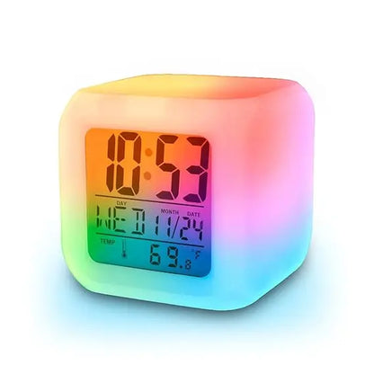 7 Colour Changing  smart Alarm Clock TrendyHub