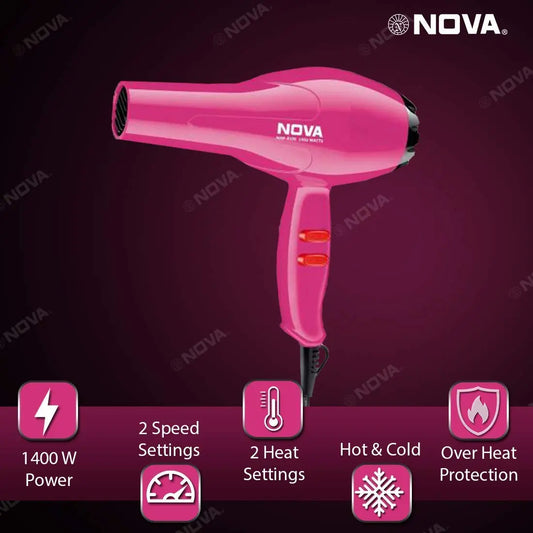 NOVA 6130  1800w Hair Dryer TrendyHub