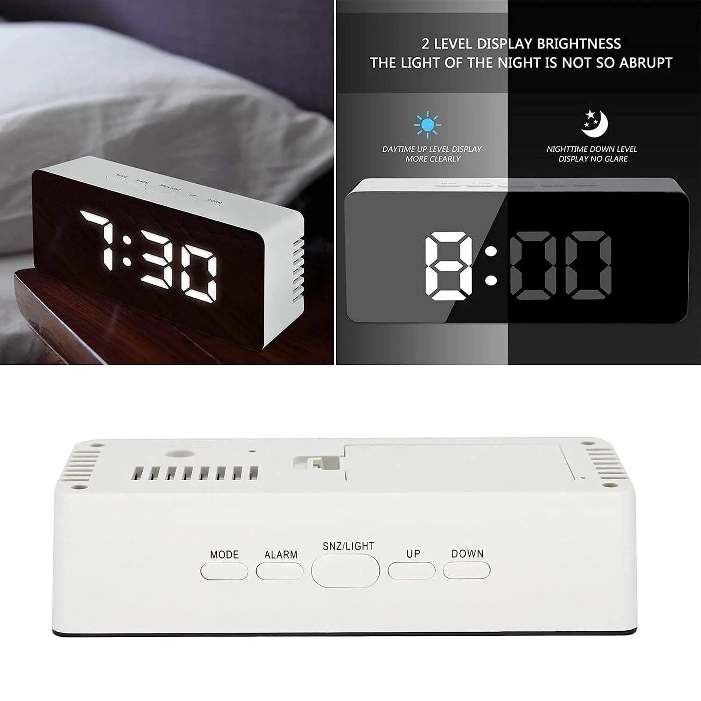 LED Digital Clock /Mirror Clock TrendyHub