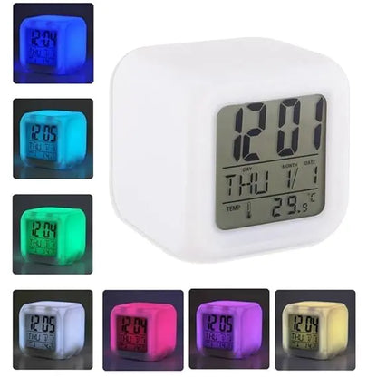 7 Colour Changing  smart Alarm Clock TrendyHub