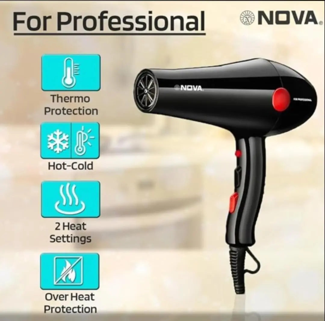 NOVA 6130  1800w Hair Dryer TrendyHub