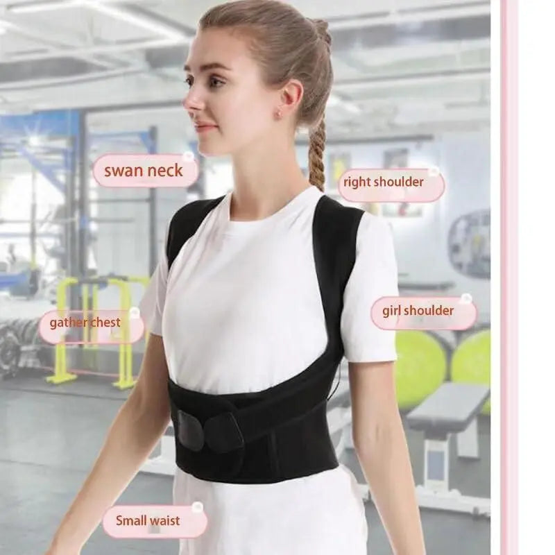 Adjustable Back Posture Corrector/ Slouching Relieve Pain Belt For  Men & Women TrendyHub