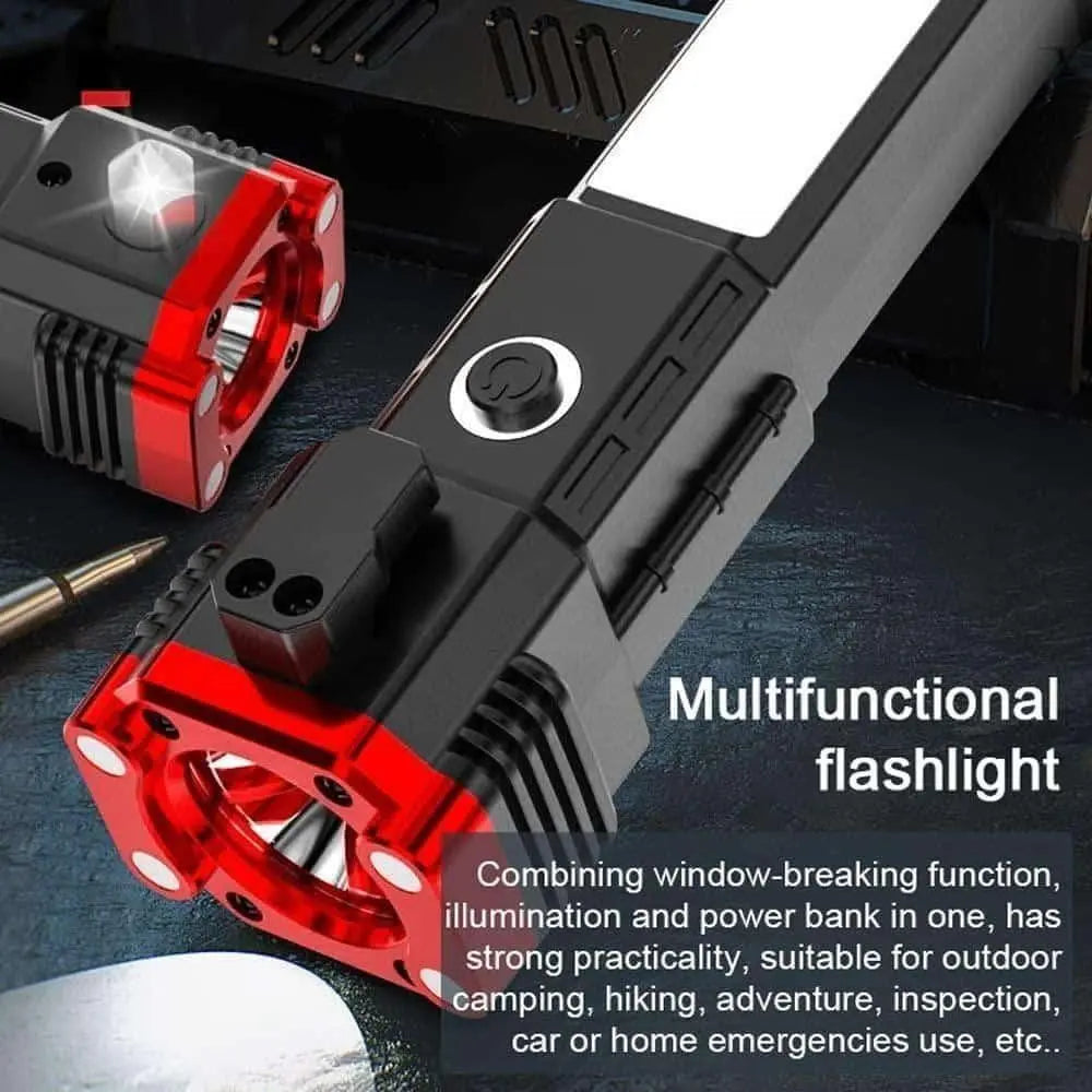 Multifunctional Work Flashlight - Portable Rechargeable Torch LED Flash light TrendyHub