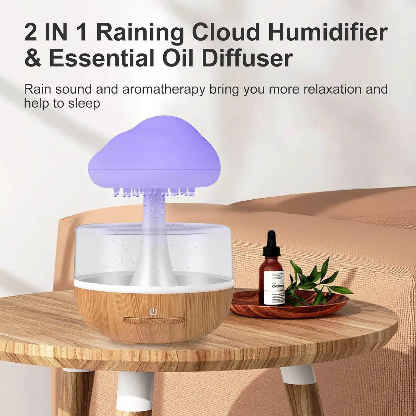 Multifunctional Cloud Rain Humidifier TrendyHub