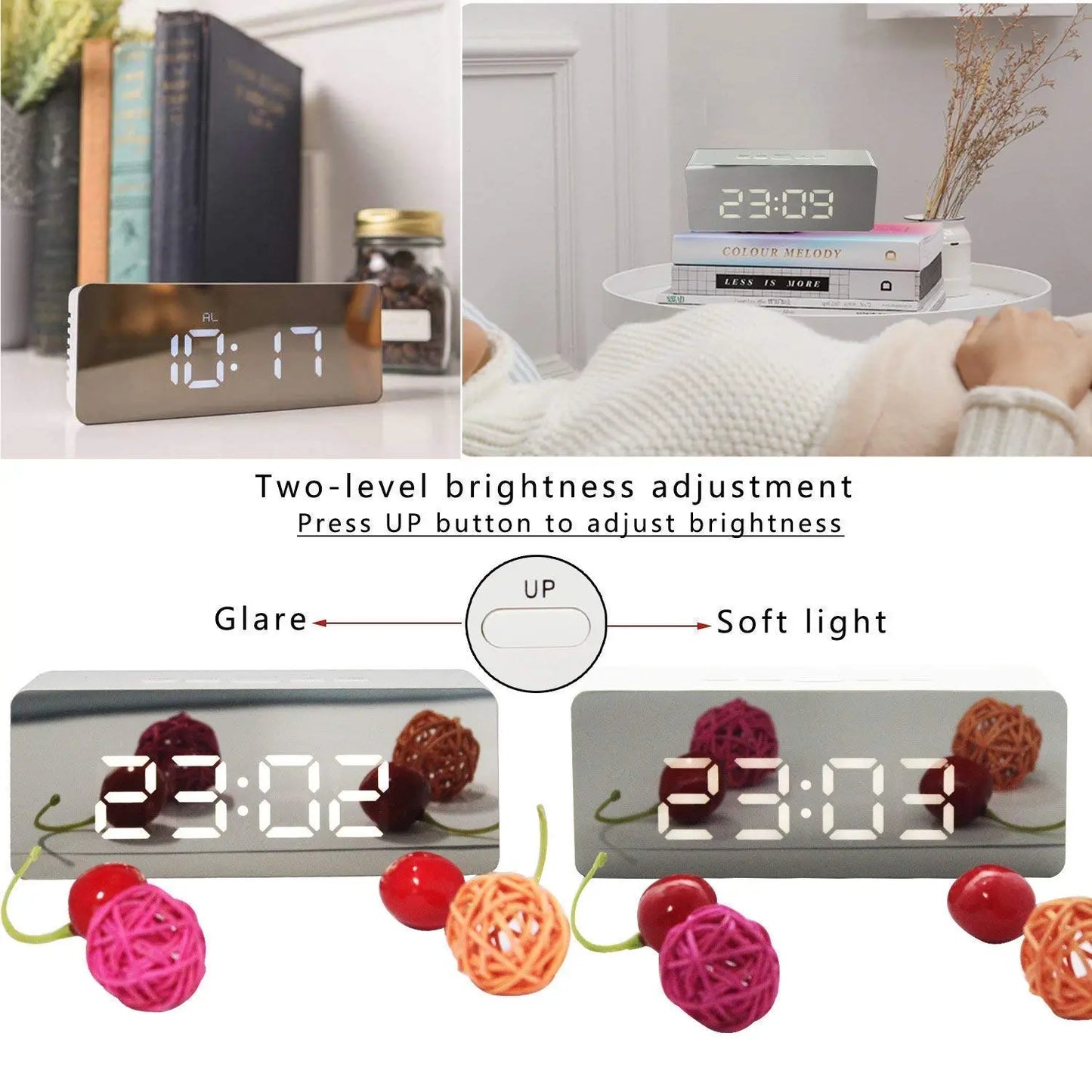 LED Digital Clock /Mirror Clock TrendyHub