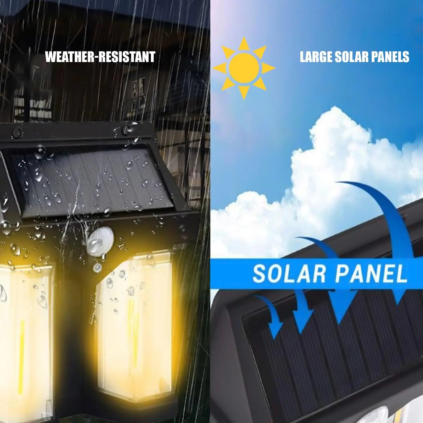 DUAL OUTDOOR SOLAR   LIGHTS TrendyHub