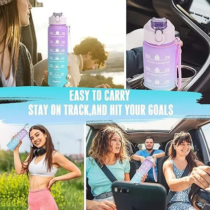 motivational water bottle 3 in 1 TrendyHub