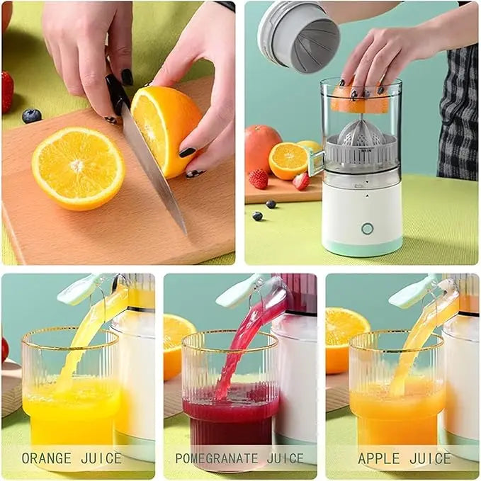 Rechargeable Automatic Citrus Press Juicer with USB Charging TrendyHub