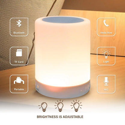 LED Touch Lamp Bluetooth Speaker TrendyHub