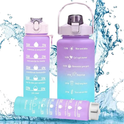 motivational water bottle 3 in 1 TrendyHub