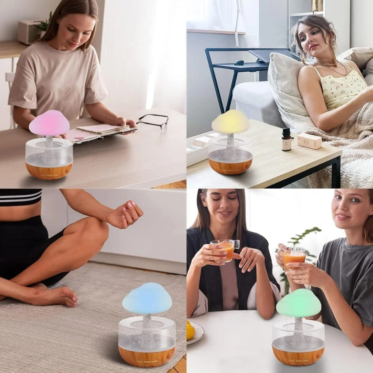 Multifunctional Cloud Rain Humidifier TrendyHub