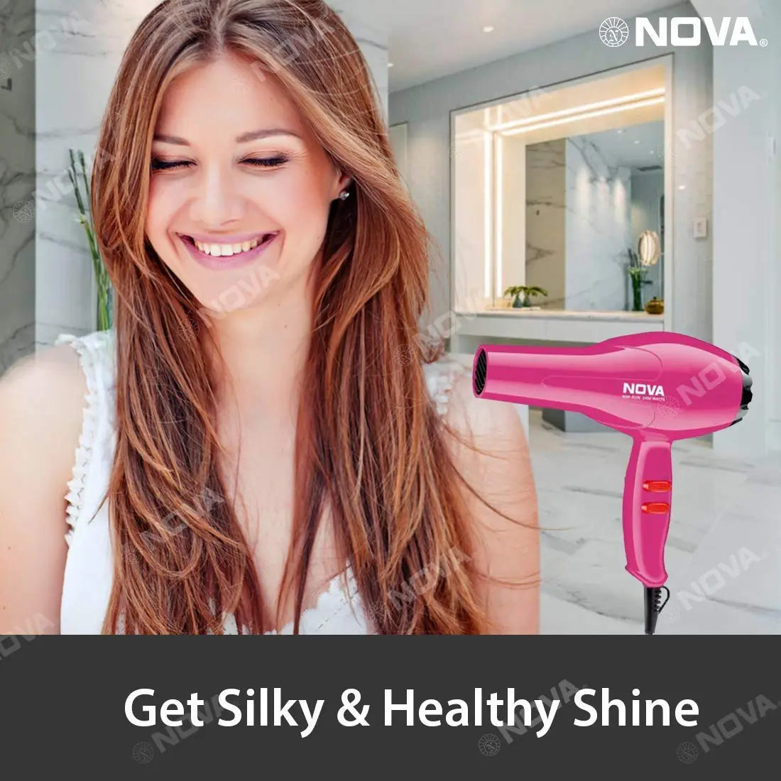 NOVA 6130  1800w Hair Dryer TrendyHub