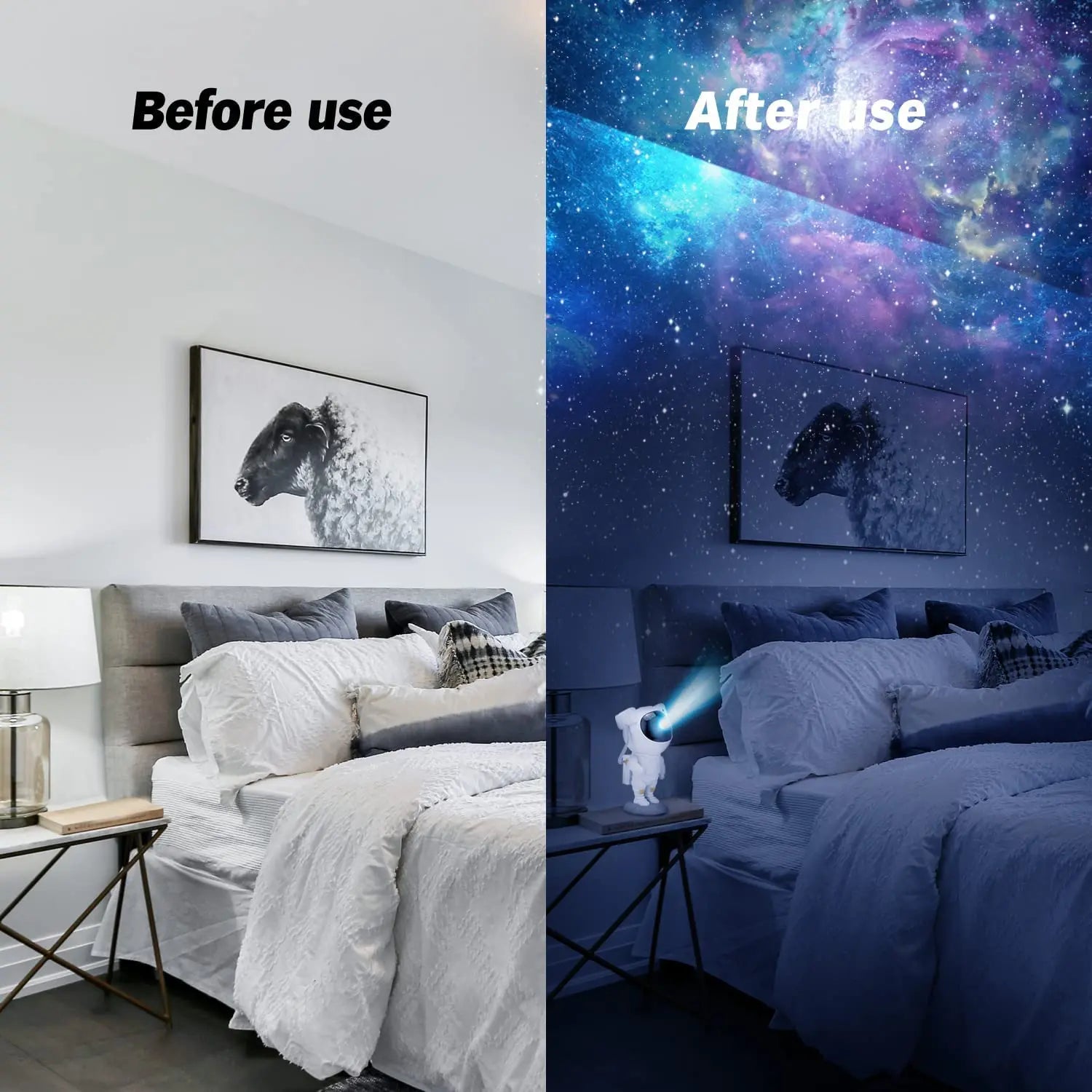 ASTRONAUT GALAXY PROJECTOR TrendyHub