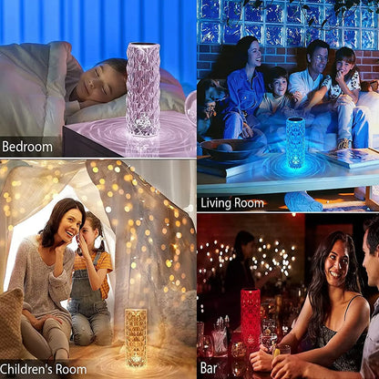 Crystal Lamp, 16 Colours RGB/ decorative lamp TrendyHub