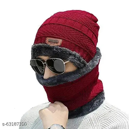 Monkey Cap Fleece Windproof Multi Functional Winter Face Mask TrendyHub