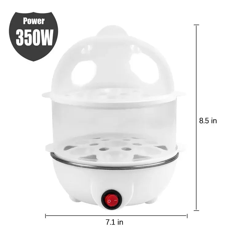 Multi-Function Electric 2 Layer Egg Boiler Cooker Steamer TrendyHub