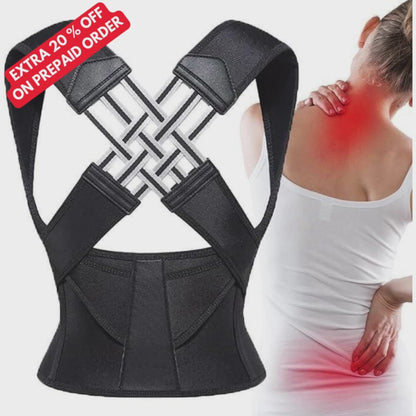 Adjustable Back Posture Corrector/ Slouching Relieve Pain Belt For  Men & Women